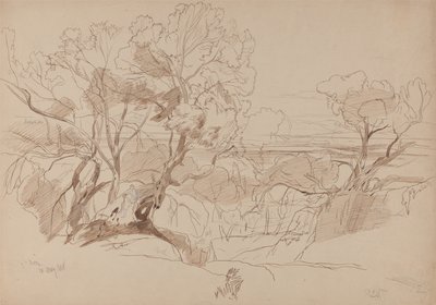 Santa Decca, Corfou - Edward Lear